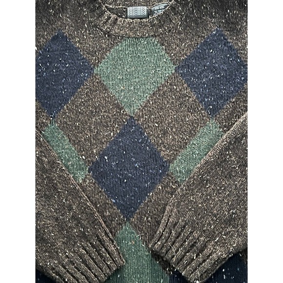Vintage 1980’s 1990’s Knightsbridge Sweater Size XL Geometric Speckle Pattern - Picture 5 of 7
